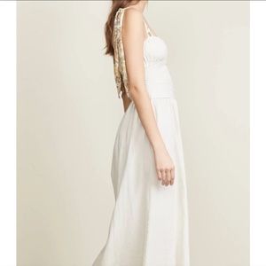 Free People Tie Shoulder Maxi Dress 0 XS